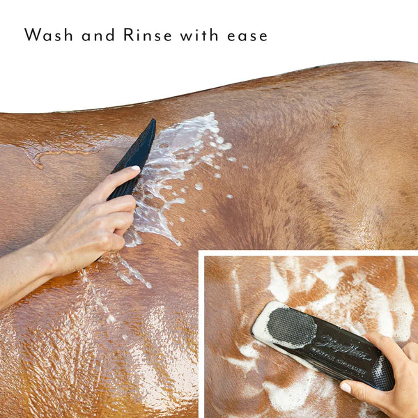 StripHair 6-in-1 Shedding Grooming Massage Brush for Horses